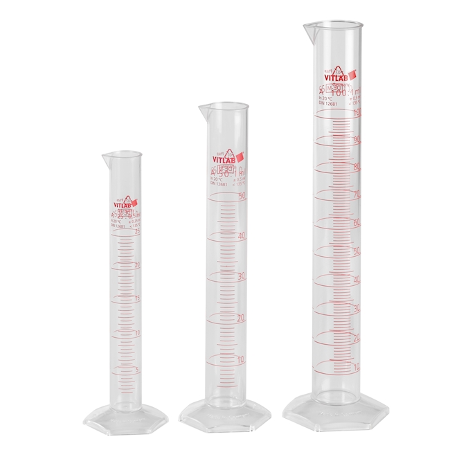 Messzylinder PMP 10 ml, Klasse A